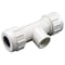 Apollo 3/4 in. x 3/4 in. PVC Compression Tee Fitting with 3/4 in. FIP Branch PVCCOMPT34F - alternate 3